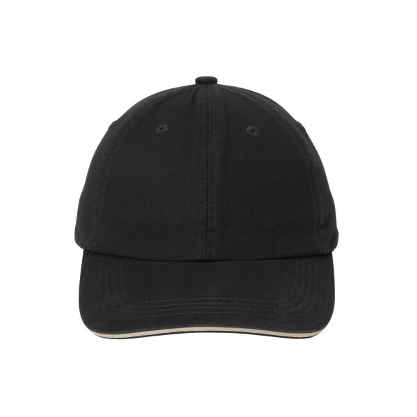 Sandwich Bill Cap with Striped Closure Thumbnail