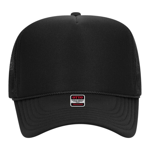 OTTO CAP® Camouflage 5 Panel High Crown Mesh Back Trucker Hat Thumbnail